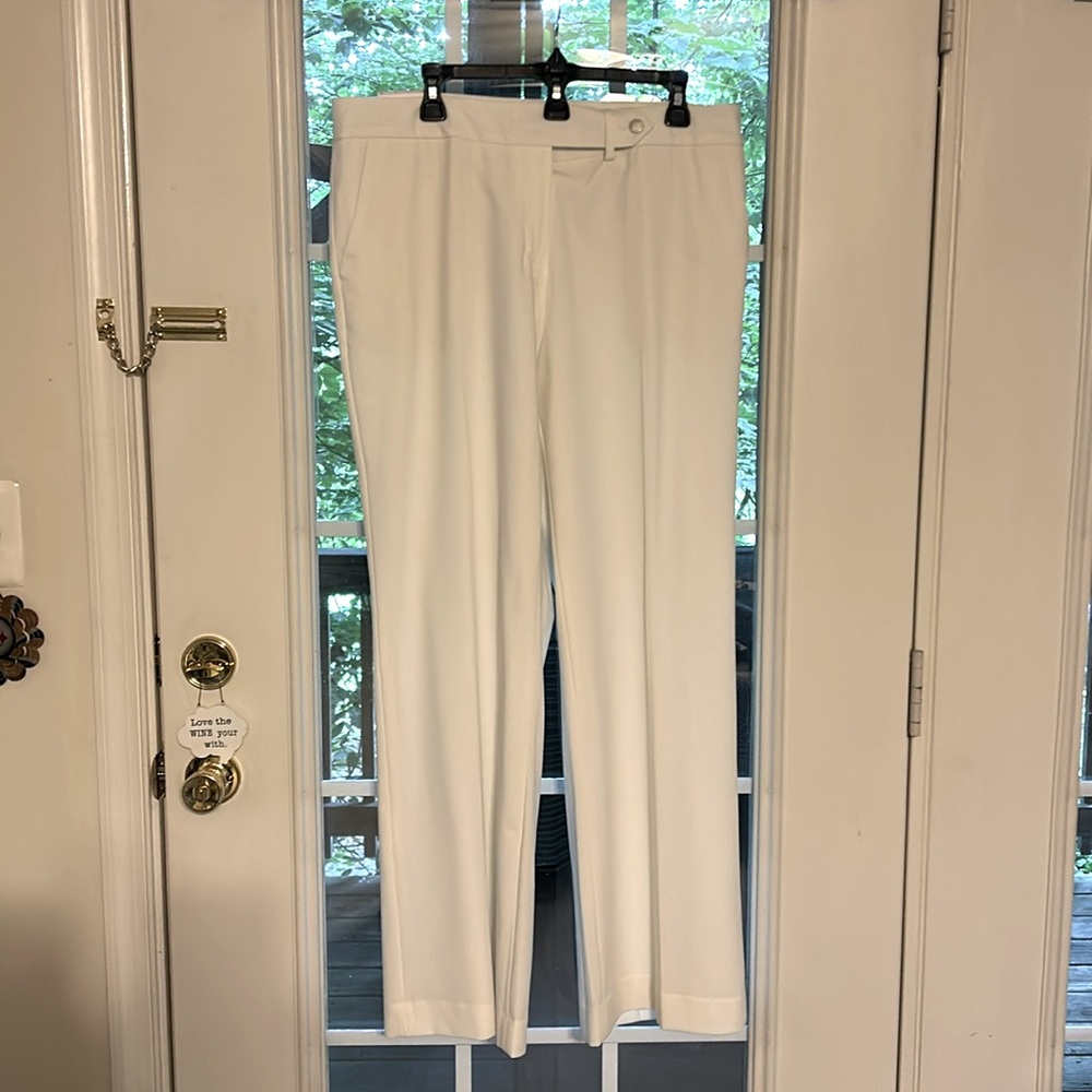 Calvin Klein White Women's Trousers